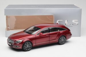 Mercedes CLS Shooting Brake X218 Thulite Punane Norev 1:18 B66960116 Metall - pilt 8/8