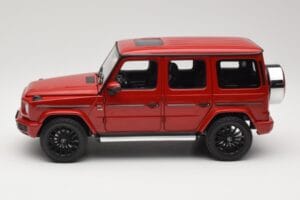 Mercedes G 500 W463 Punane Minichamps 1:18 110037101 Metall - pilt 4/8