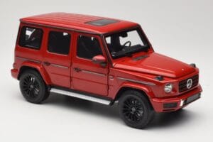 Mercedes G 500 W463 Punane Minichamps 1:18 110037101 Metall - pilt 6/8