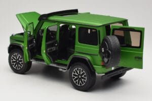 Mercedes G 63 AMG 4x4 Squared Green Hell Magno Almost Real 1:18 820821 Metall - pilt 5/8