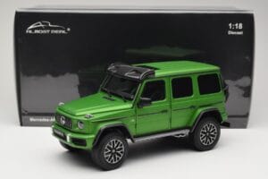 Mercedes G 63 AMG 4x4 Squared Green Hell Magno Almost Real 1:18 820821 Metall - pilt 8/8