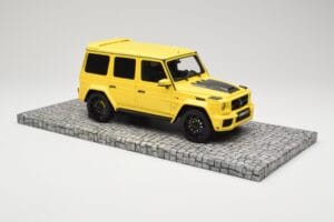 Mercedes Brabus 850 6.0 Widestar G63 W463 Electric Beam Yellow Minichamps 1:18 107032402 Metall - pilt 4/6