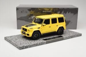 Mercedes Brabus 850 6.0 Widestar G63 W463 Electric Beam Yellow Minichamps 1:18 107032402 Metall - pilt 6/6