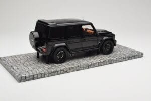 Mercedes Brabus 850 6.0 Widestar G63 W463 Obsidian Black Metallic Minichamps 1:18 107032400 Metall - pilt 2/6