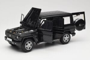 Mercedes G-Class G 500 W463 Smaragd Black Metallic AUTOart 1:18 76101 Metall - pilt 2/8