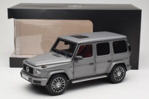 Mercedes G-Class G500 W463A Designo Platinum Magno Minichamps 1:18 B66960811 Metall - pilt 8/8