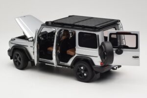 Mercedes G-Class W463 Iridium Silver Norev 1:18 183030 Metall - pilt 5/8