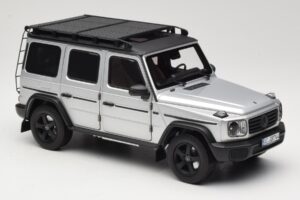 Mercedes G-Class W463 Iridium Silver Norev 1:18 183030 Metall - pilt 6/8