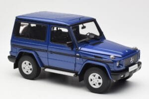 Mercedes G500 W463 SWB Sinine AUTOart 1:18 76114 Metall - pilt 6/8