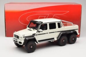 Mercedes AMG G63 6x6 W463 Valge GT Spirit 1:18 GT100 Vaik - pilt 6/6