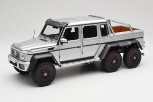 Mercedes AMG G63 W463 6x6 Iridium Hõbedane AUTOart 1:18 76301 Komposiit