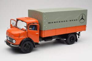 Mercedes L911 Oranž Schuco 1:18 450044700 Metall - pilt 2/8