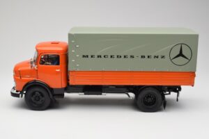 Mercedes L911 Oranž Schuco 1:18 450044700 Metall - pilt 4/8