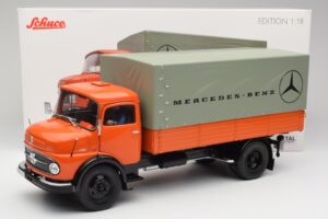 Mercedes L911 Oranž Schuco 1:18 450044700 Metall - pilt 8/8
