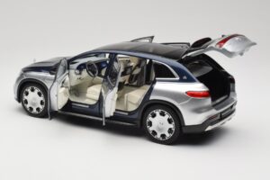 Mercedes Maybach EQS 680 V297 Sinine NZG 1:18 1060/23 Metall - pilt 5/8