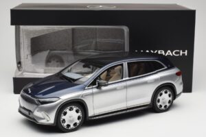 Mercedes Maybach EQS 680 V297 Sinine NZG 1:18 1060/23 Metall - pilt 8/8