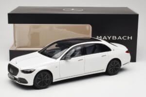 Mercedes Maybach S 680 X223 Diamond White Norev 1:18 B66960666 Metall - pilt 8/8