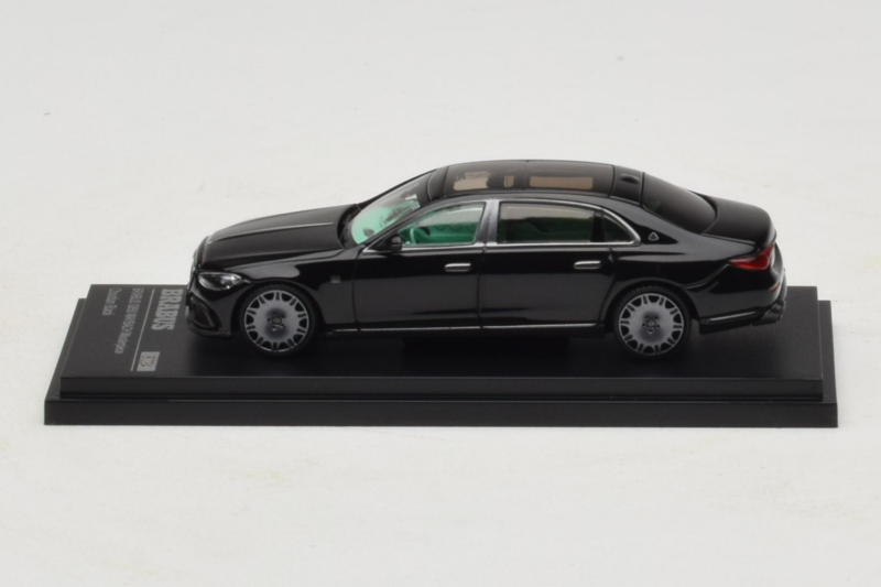 Mercedes Maybach S-Class W223 Brabus S850 Masterpiece Obsidian Black Almost Real 1:64 660101001 Metall