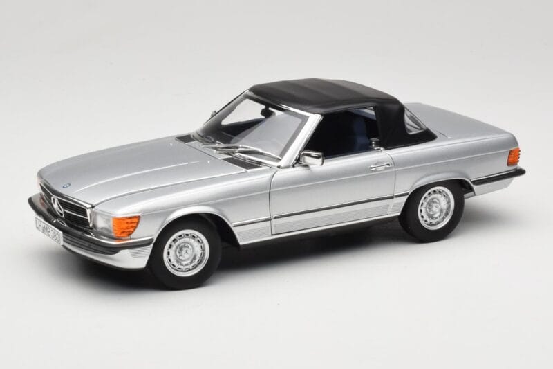 Mercedes R107 380 SL Hõbedane Norev 1:18 183725 Metall