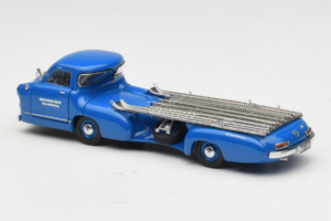 Mercedes Renntransporter Blue Wonder CMC 1:43 M-036K Metall - pilt 7/8