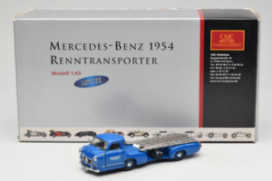 Mercedes Renntransporter Blue Wonder CMC 1:43 M-036K Metall - pilt 8/8