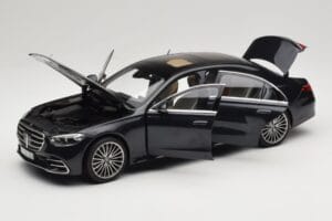 Mercedes S-Class W223 AMG Line Anthracite Blue Norev 1:18 183800 Metall - pilt 2/8