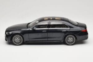 Mercedes S-Class W223 AMG Line Anthracite Blue Norev 1:18 183800 Metall - pilt 4/8