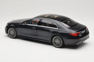 Mercedes S-Class W223 AMG Line Anthracite Blue Norev 1:18 183800 Metall - pilt 7/8