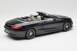 Mercedes S-Class Kabriolett A217 Magnetite Must Metallik Norev 1:18 B66960354 Metall - pilt 3/8