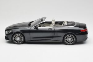 Mercedes S-Class Kabriolett A217 Magnetite Must Metallik Norev 1:18 B66960354 Metall - pilt 4/8