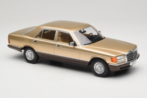 Mercedes S-Class W126 Metallic Beige MCG 1:18 MCG18548 Metall - pilt 4/6