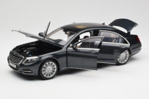 Mercedes S-Class W222 Sinine Antratsiit Metallic Norev 1:18 B66960157 Metall - pilt 2/8