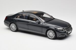 Mercedes S-Class W222 Sinine Antratsiit Metallic Norev 1:18 B66960157 Metall - pilt 6/8