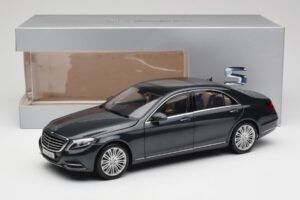 Mercedes S-Class W222 Sinine Antratsiit Metallic Norev 1:18 B66960157 Metall - pilt 8/8