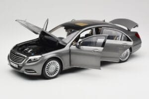 Mercedes S-Class W222 Grey Metallic Norev 1:18 183481 Metall - pilt 2/8