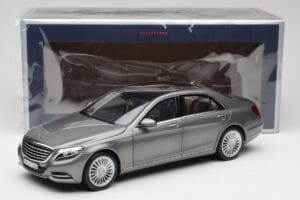 Mercedes S-Class W222 Grey Metallic Norev 1:18 183481 Metall - pilt 8/8