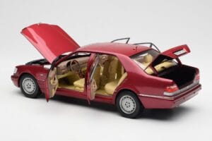 Mercedes S500 W140 Punane Metallic Norev 1:18 183579 Metall - pilt 5/8