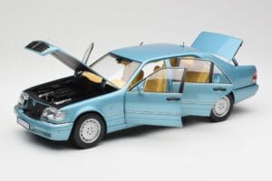 Mercedes S500 W140 Türkiis Metallic Norev 1:18 183561 Metall - pilt 2/8