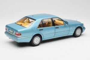 Mercedes S500 W140 Türkiis Metallic Norev 1:18 183561 Metall - pilt 3/8