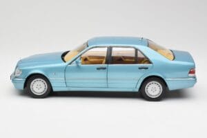Mercedes S500 W140 Türkiis Metallic Norev 1:18 183561 Metall - pilt 4/8