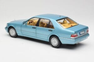 Mercedes S500 W140 Türkiis Metallic Norev 1:18 183561 Metall - pilt 7/8