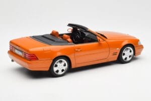 Mercedes SL 500 R129 Oranž Metallic Norev 1:18 183752 Metall - pilt 3/8