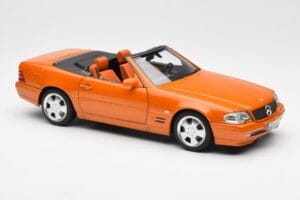 Mercedes SL 500 R129 Oranž Metallic Norev 1:18 183752 Metall - pilt 6/8