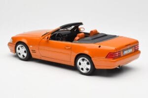 Mercedes SL 500 R129 Oranž Metallic Norev 1:18 183752 Metall - pilt 7/8