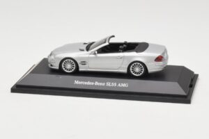 Mercedes SL 55 AMG R230 Hõbedane Minichamps 1:43 B66962347 Metall