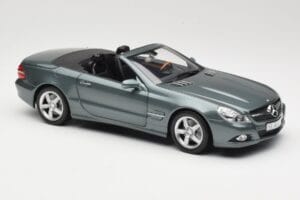 Mercedes SL R230 Amiant Green Minichamps 1:18 B66962389 Metall - pilt 6/8