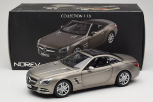 Mercedes SL500 R231 Dark Grey Matt Norev 1:18 183590 Metall - pilt 9/9
