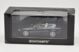 Mercedes SL500 R129 Dark Blue Metallic Minichamps 1:43 SL001 Metall - pilt 4/4