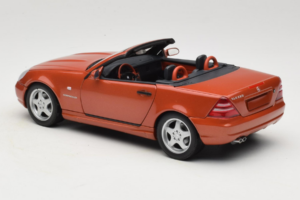 Mercedes SLK R170 230 AMG Orange Metallic Minichamps 1:18 B66005227 Metall - pilt 8/9