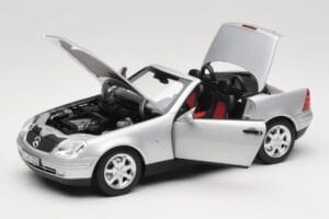 Mercedes SLK R170 Brilliant Silver Norev 1:18 183020 Metall - pilt 2/9